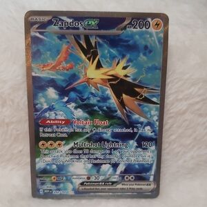 Pokemon Zapdos ex Basic, 202/165